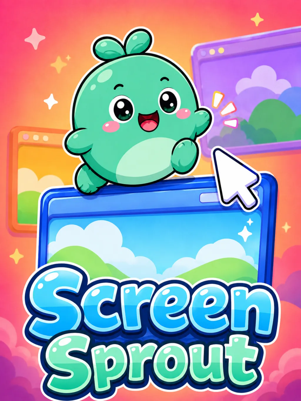 Cute virtual pet on desktop windows in Screen Sprout, the first Indie Game Pass drop now in development